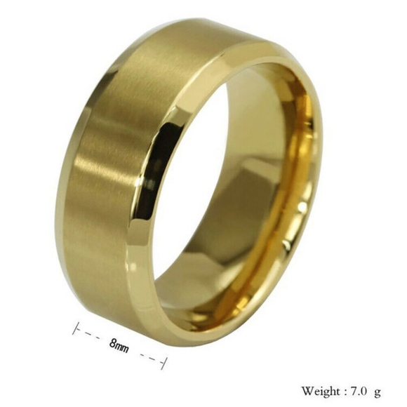 Men/Women Stainless Steel Titanium Band - Picture 2 of 3